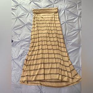 Pretty Striped Maxi Skirt